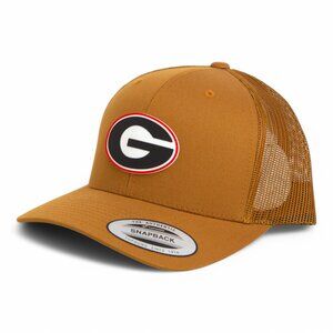 Georgia Bulldogs Power G 3D YP Snapback Trucker Hat- Carmel
